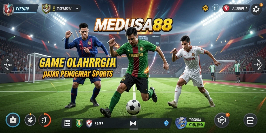 Tampak layar dari gameplay <strong>MEDUSA88</strong> yang menampilkan aksi seru dalam olahraga.