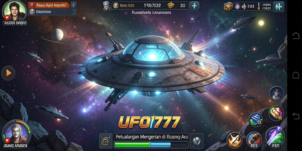 Gameplay menegangkan saat menghadapi makhluk menyeramkan di UFO777.
